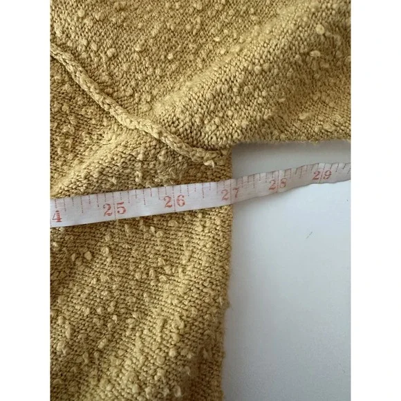 Free People Jacket Women Large Mustard Bohemian Oversized Festival Relaxed - Picture 5 of 8